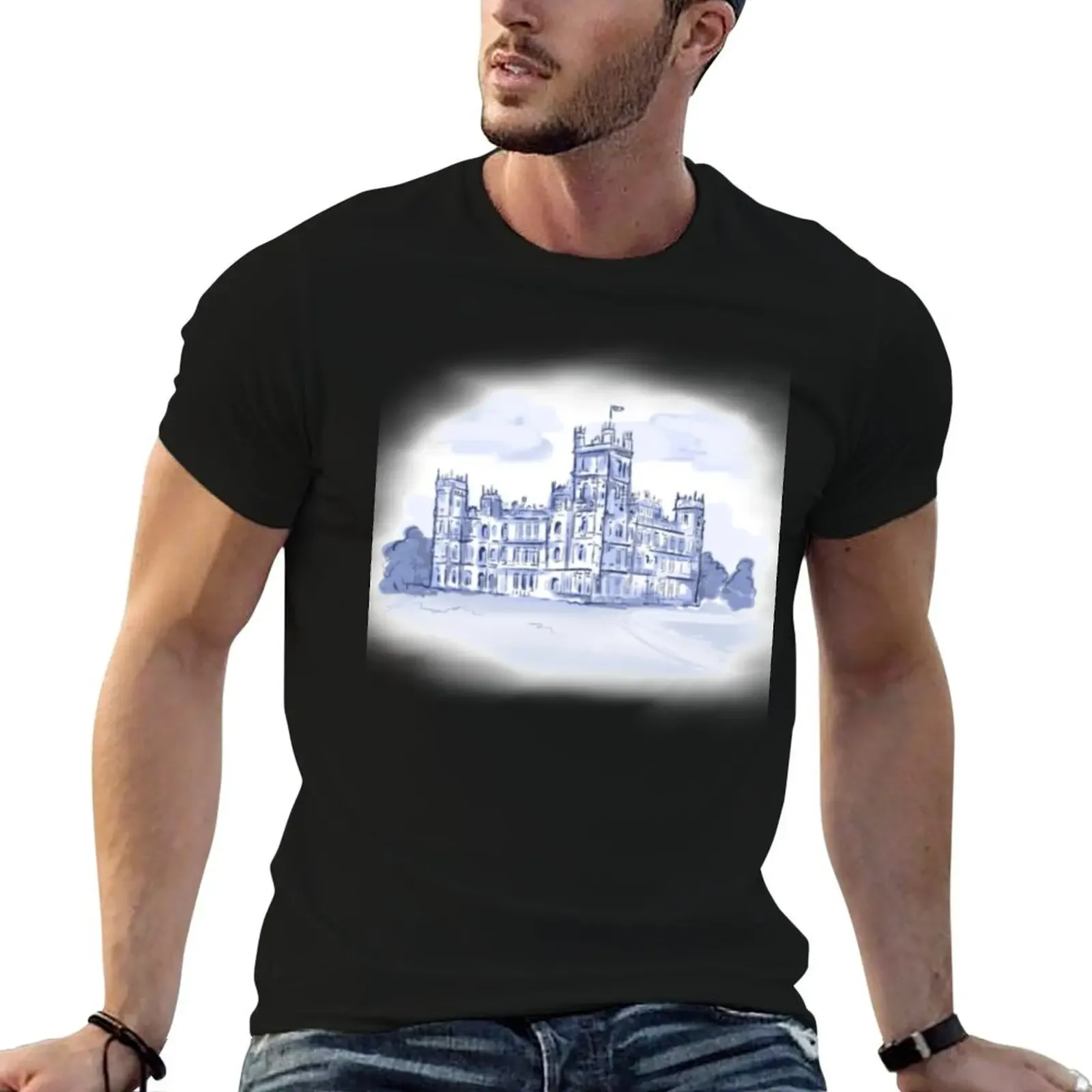 Downton Abbey inspired Toile T-Shirt sublime anime figures mens graphic t-shirts pack