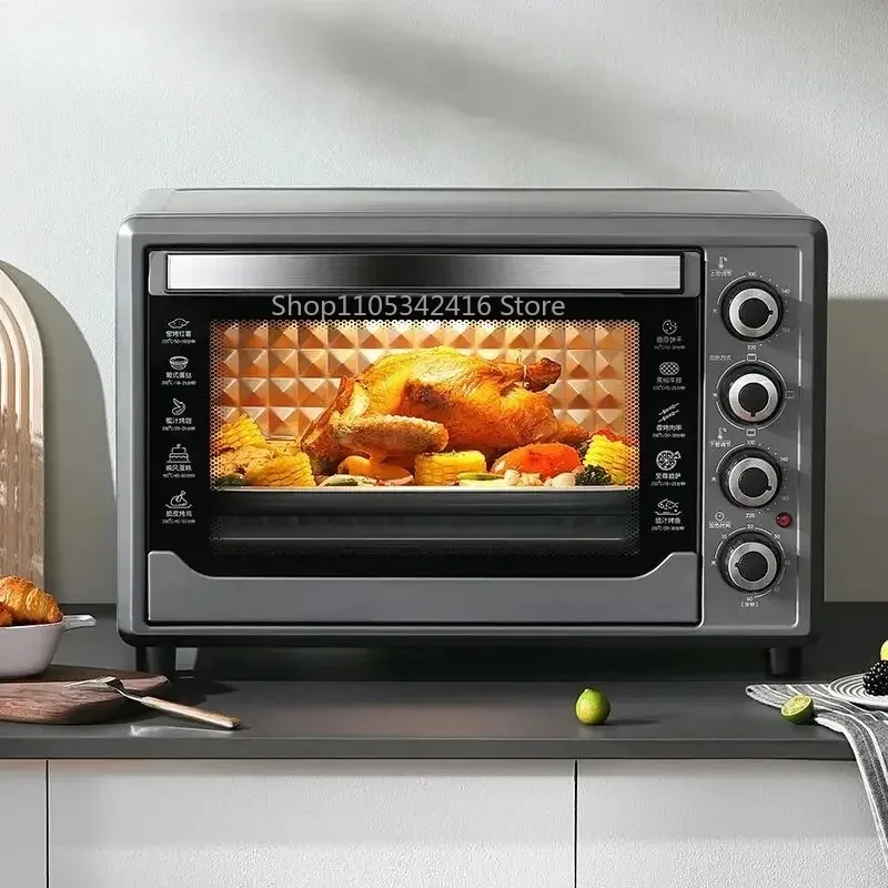 45L Large Capacity Household Electric Oven, Cake Baking Specialized – Multi-Purpose Countertop Oven for Home Baking