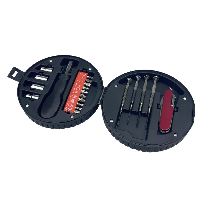 Household Home Daily Use tire car bike tyre shape wheel Repair Hand Tool 20PC Set kit screwdriver Socket wrench