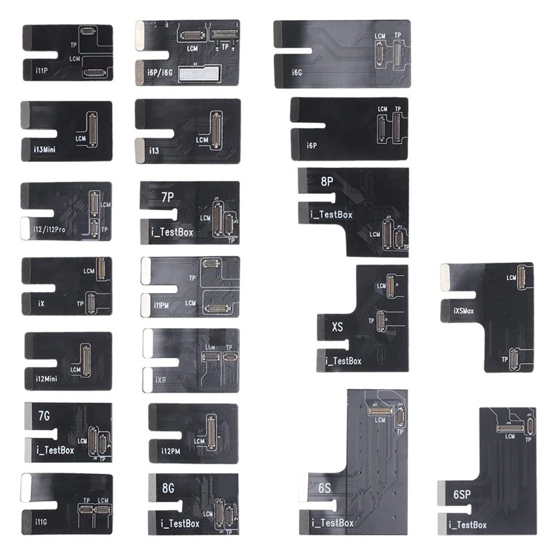 DL S300 Screen Itestbox Cable Kit For Iphone 6-12Promax 13 13Mini Huawei Samsung Series LCD Screen True Tone 3D Touch Testing B