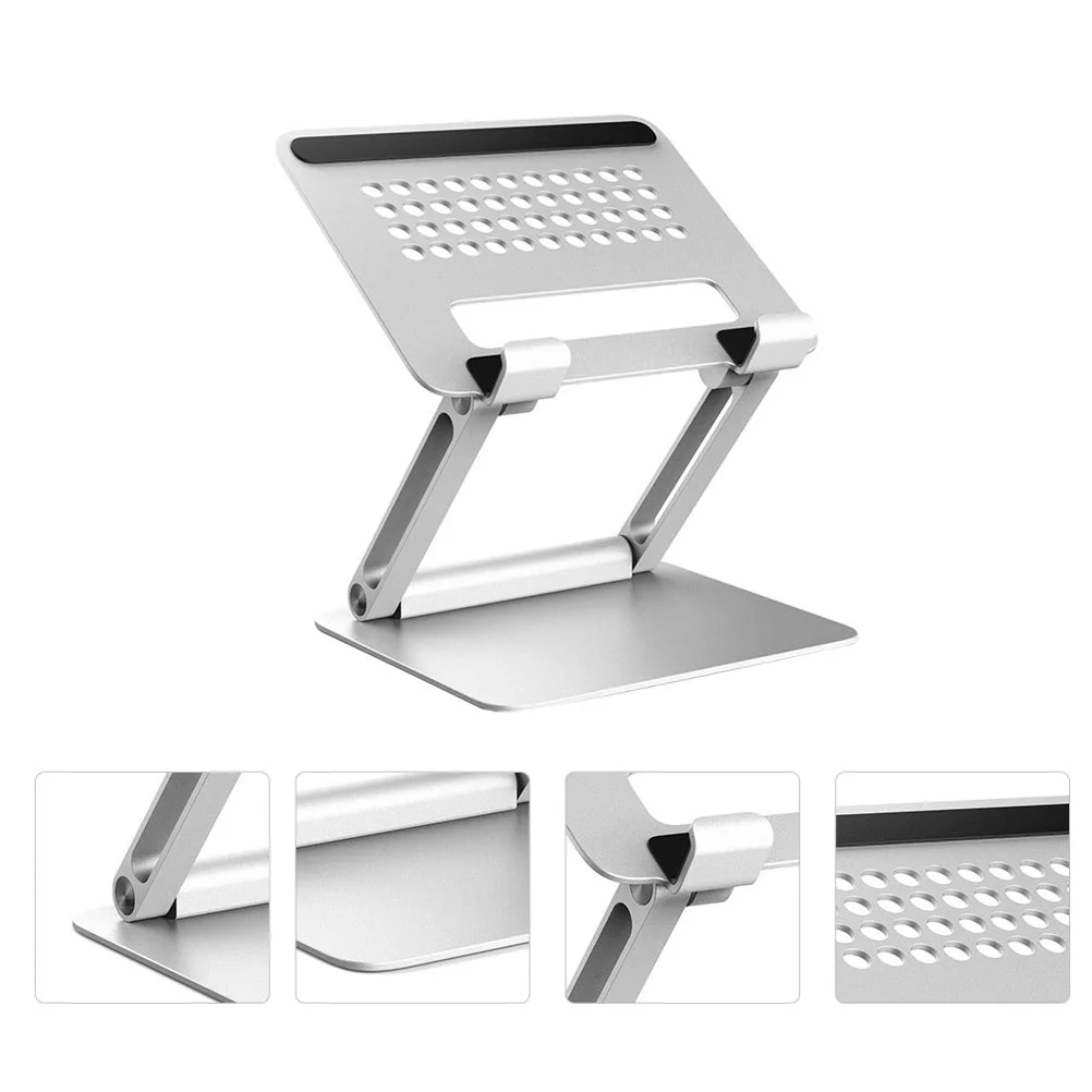 Portable Tablet Stand Laptop Bracket Metal Frame Lifting Shelf Cooling Aluminum Alloy Monitor for Desk