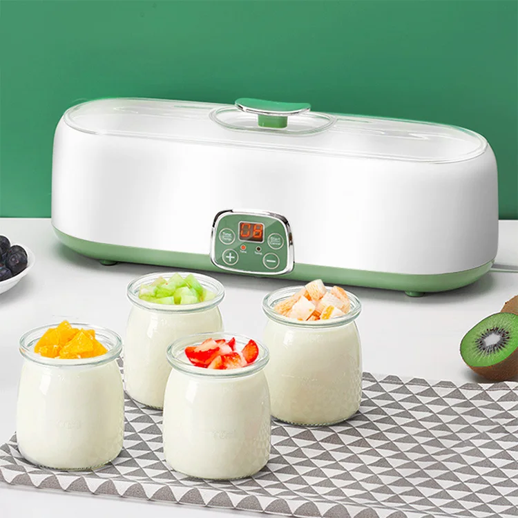 Popular Electric Yogurt Maker, Portable Mini Electronic Automatic DIY Home 1.3L Yogurt Maker Machine With Stainless Steel Liner/