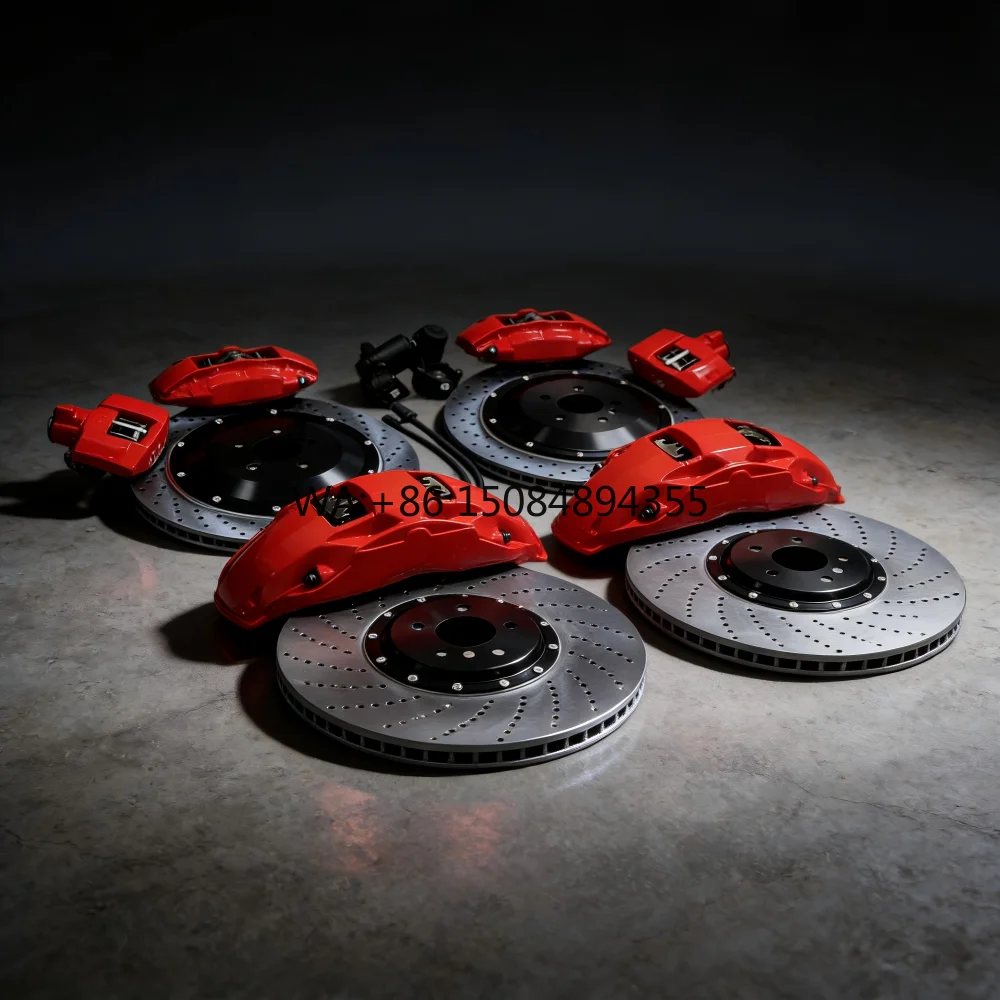 

Car Accessories 6 Pots 18Z Front Brake Caliper Kit, 355*32mm Brake Rotor, Universal Modified Brake Upgrade Components