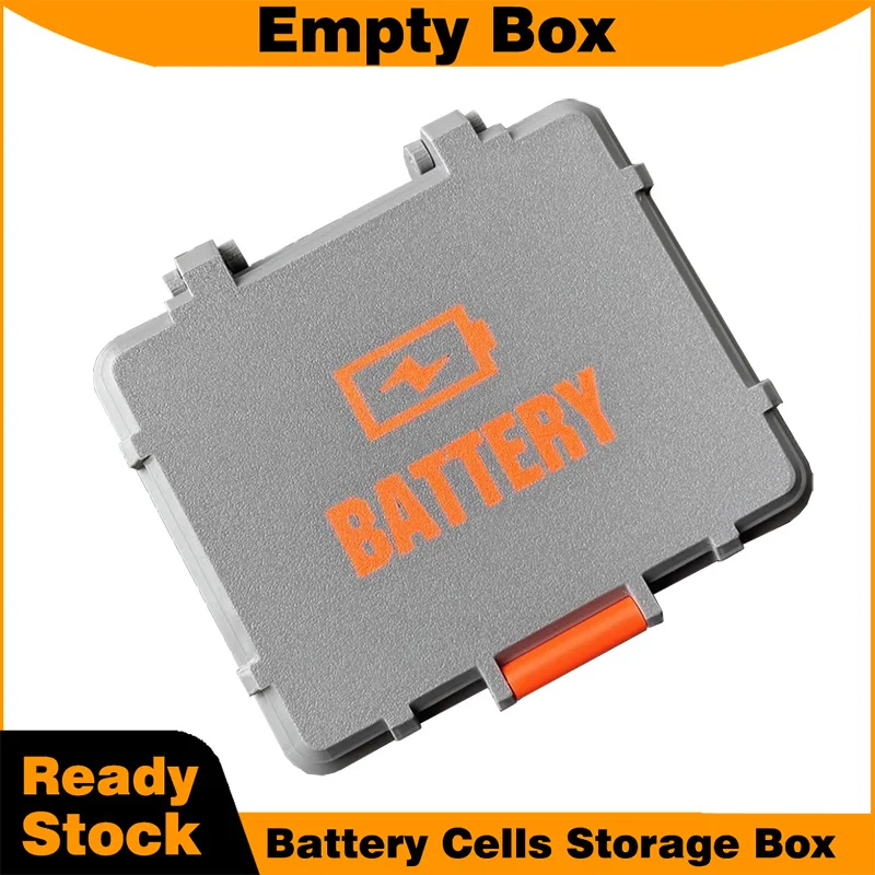 Scatola di immagazzinaggio batteria Organizzatore PETG con supporto per celle a 20 fori per batterie 18650 21700 Scatola vuota per riporre celle della batteria