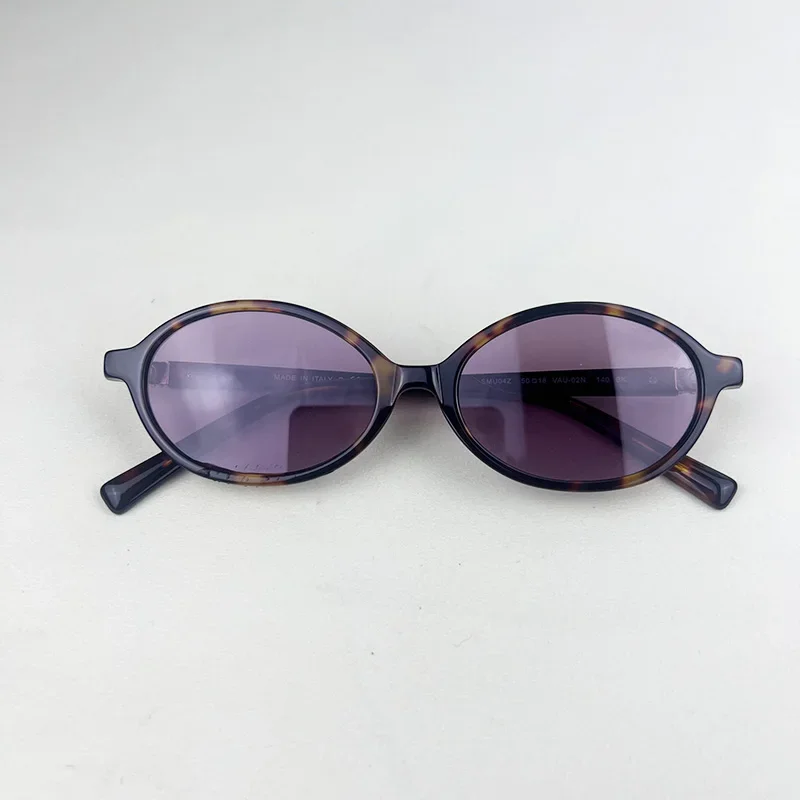 

Small oval fashion ladies sunglasses high quality 04Z popular UV shading travel plate custom prescription Blu-ray light.