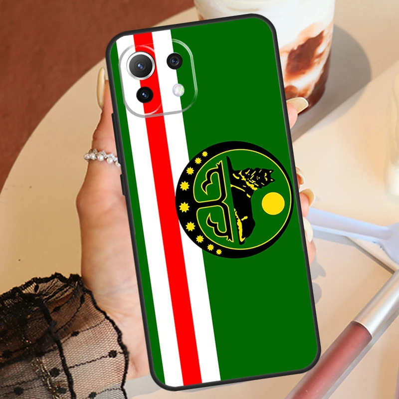 Chechen Chechnya Flag Funda For Xiaomi 11T 12T 13T Pro 12 13 Lite 12X POCO F5 X5 X3 Pro F4 X4 GT M5 M5s F3 Case