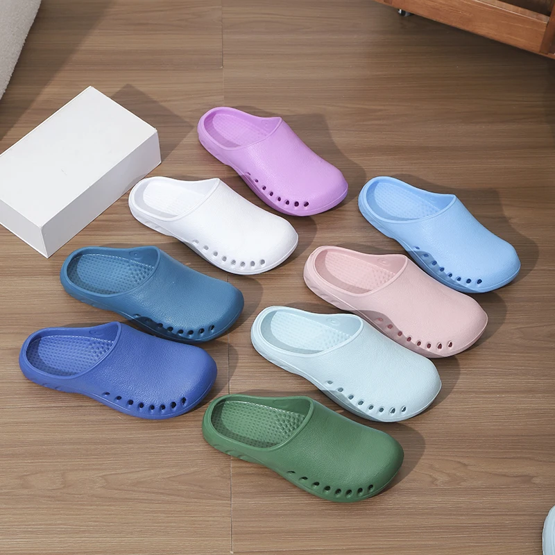 

Хирургическая обувь, рабочая обувь для операционной, износостойкие туфли с закрытым носком на мягкой подошве, лаборатория мониторинга врачей и медсестер Wo