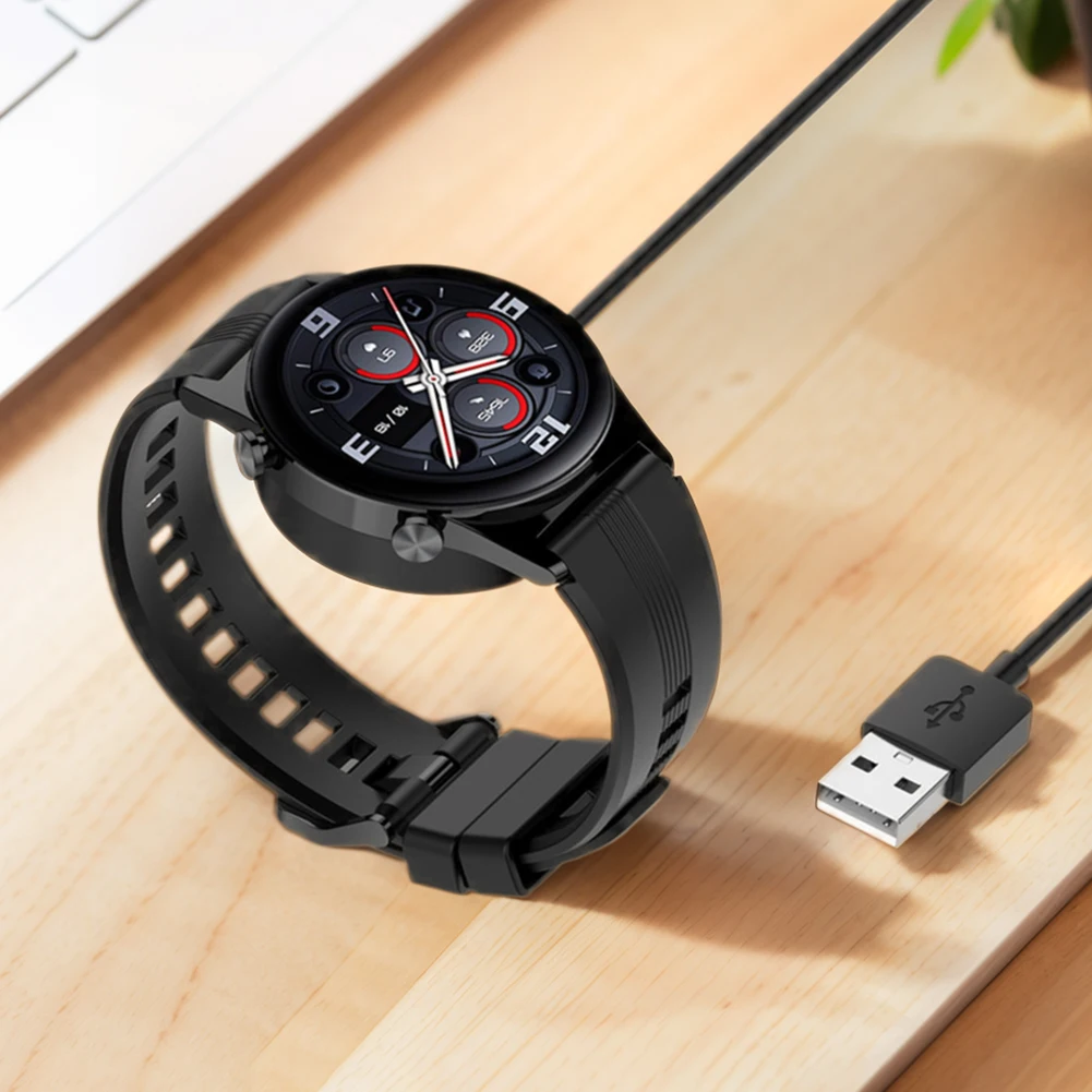 แท่นชาร์จแม่เหล็ก1เมตรแท่นชาร์จ USB แท่นชาร์จแท่นชาร์จสำหรับสมาร์ทวอทช์ Honor 4/GS4/GS3