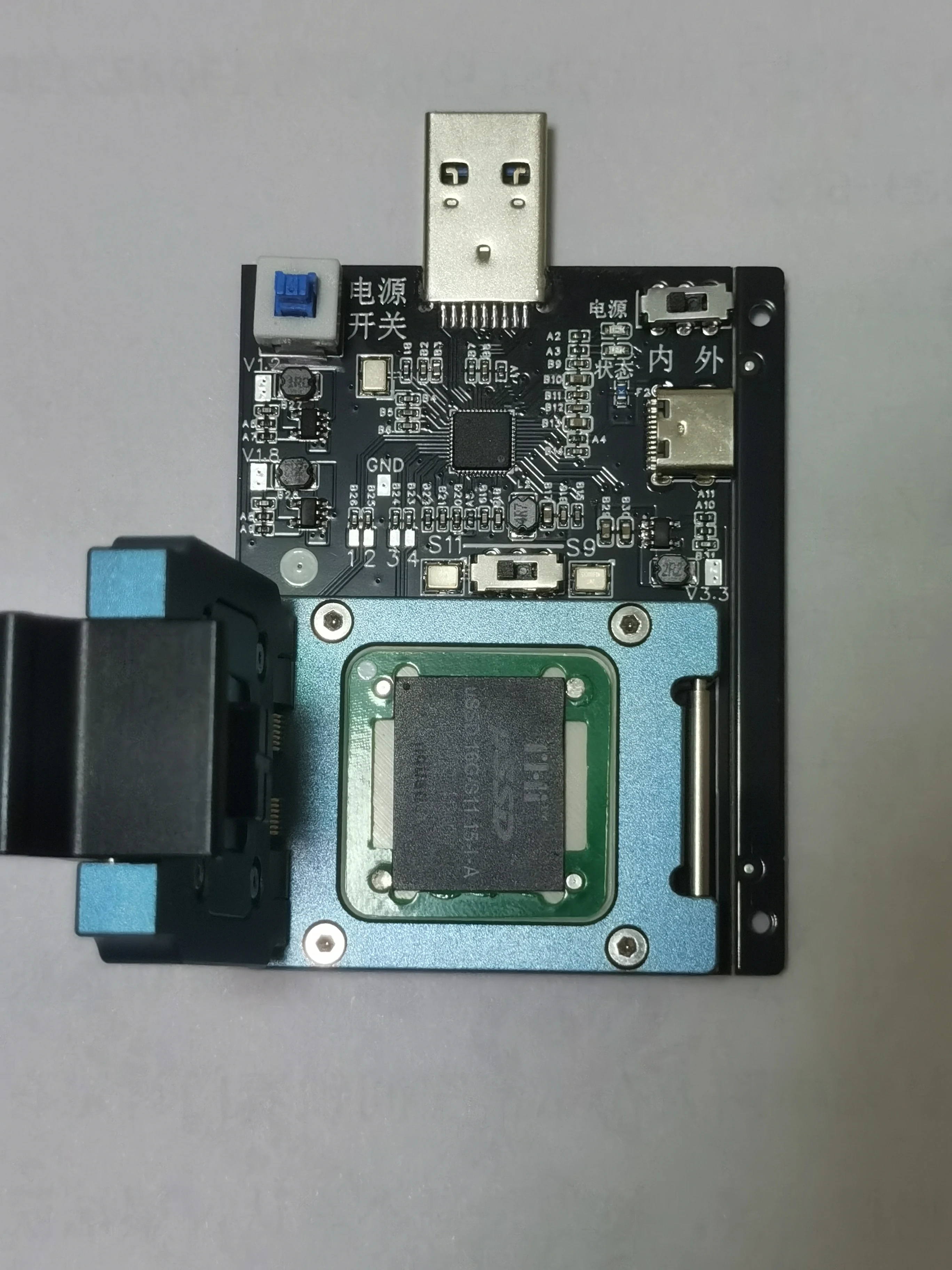Ussd Read and Write Test Rack, Ussd Chip Programmer, Supports S11 and S9 Versions, Supports Flying Wire