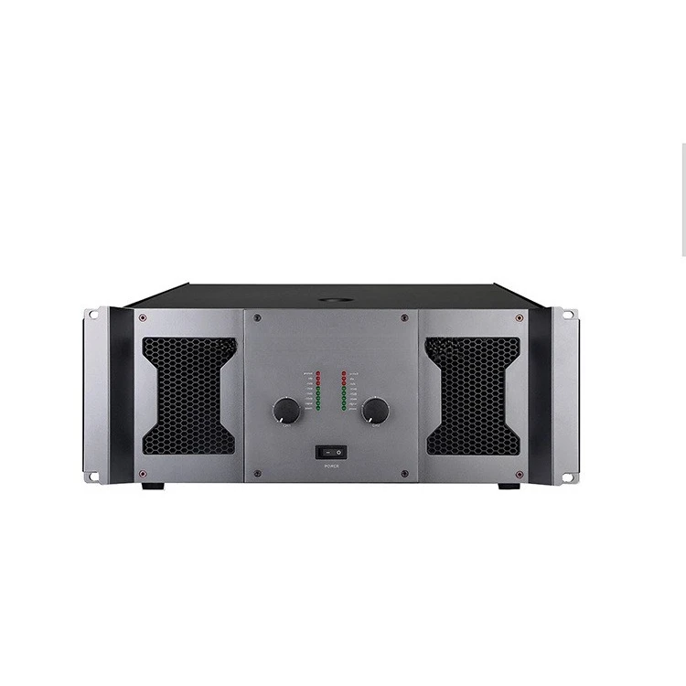 TD-2600 Professional Power Amplifier 2 Channel 4U Pure Rear Stage 2600W Audio Amp
