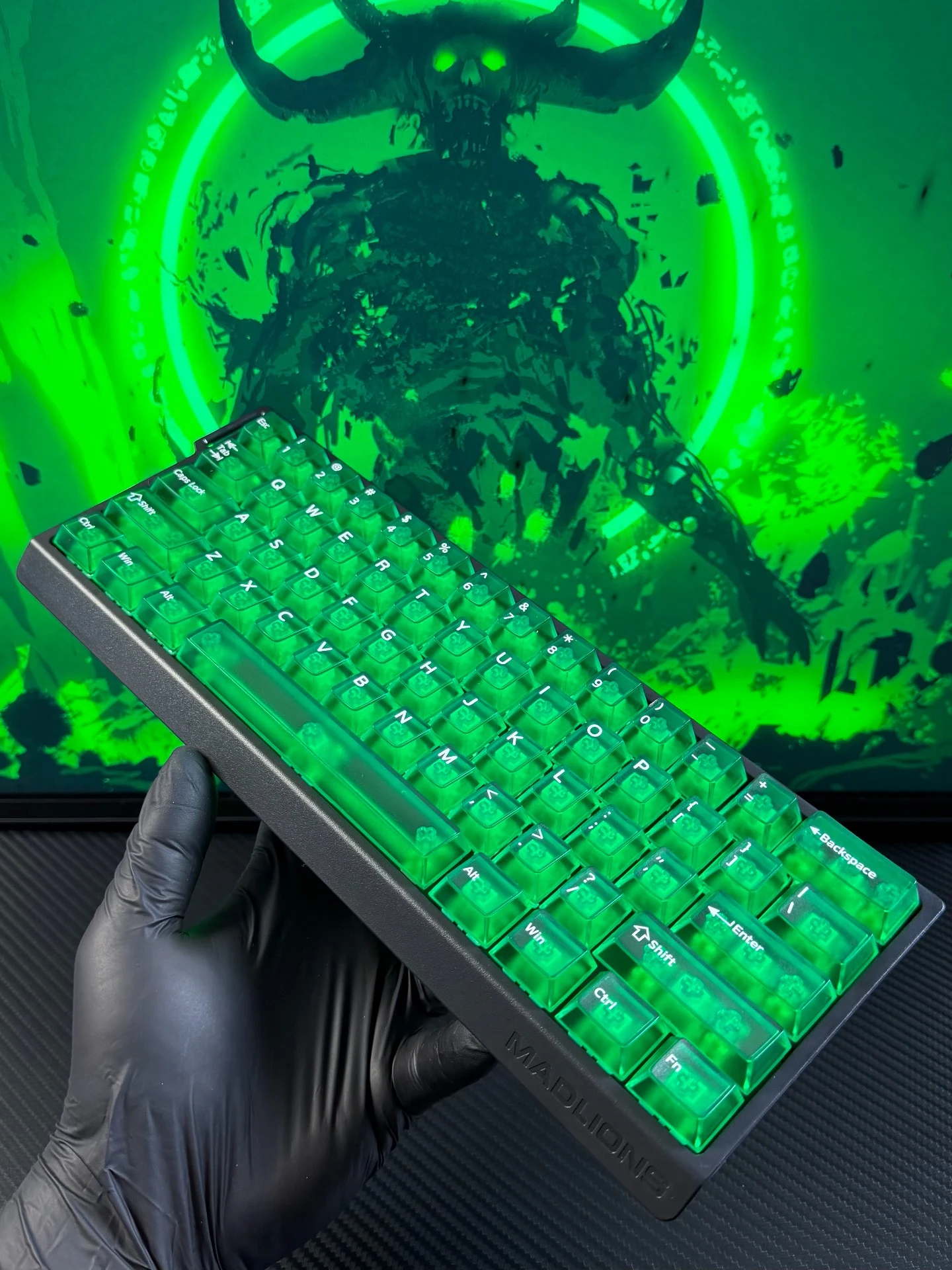 Custom Wired Custom HE Keyboard, Premium Magnetic Axis Kit with Vibrant RGB Lighting for Gaming Desktops Gift