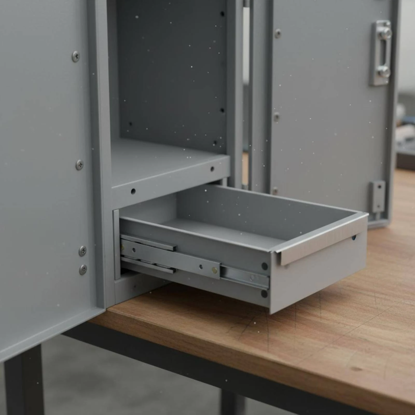Aluminum Drawer Slide Thickened Plate Side Mount Drawer Slide Sliding Rail Heavy Duty Linear Guide Rail Effortless Glide