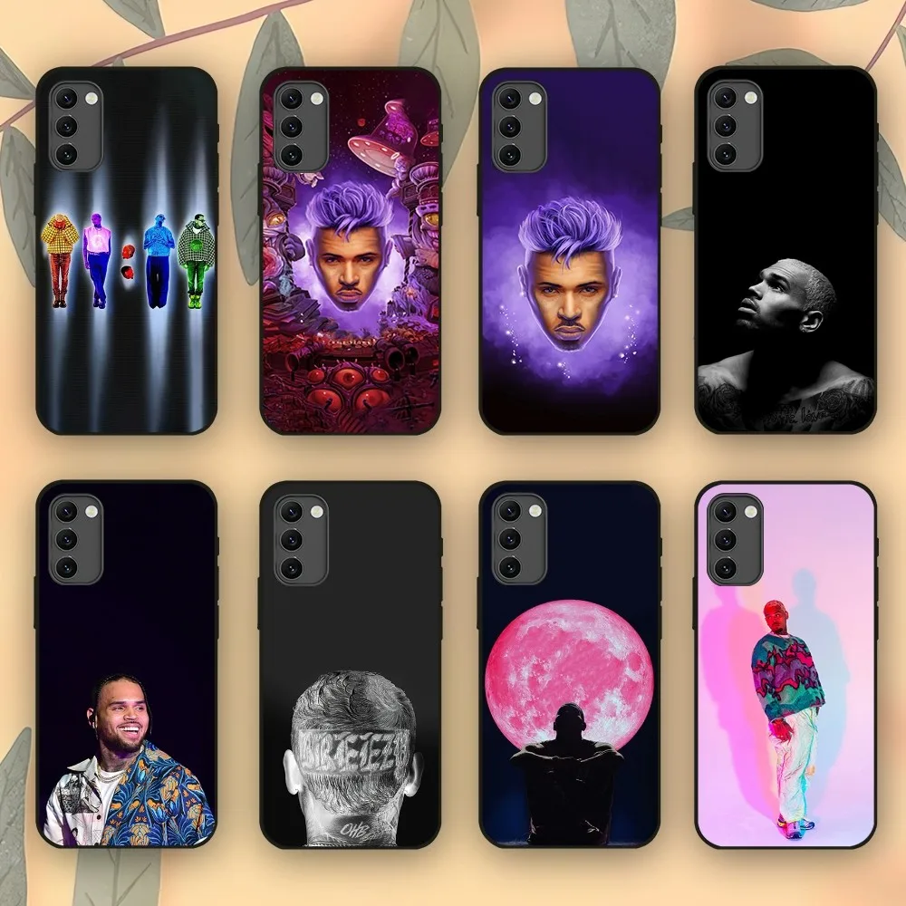 Singer Chris Brown 1111 Phone Case For Samsung Galaxy A20 A11 A10  A52 A02 A50 shell