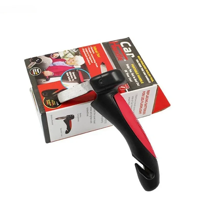 1pc Portable Car Door Assist Handles for Elderly People Multifunctional Seat Belt Cutter Elderly Specific Window Breaker Handles