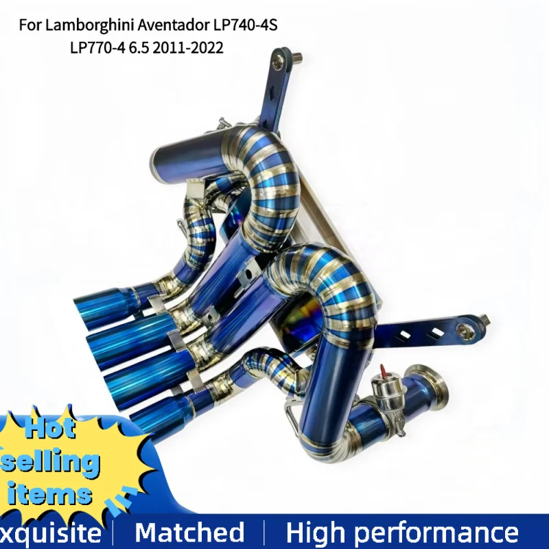 

Titanium Catback Exhaust Pipes for Lamborghini Aventador LP740-4S LP770-4 6.5 2011-2022 Vacuum Valve Exhaust System