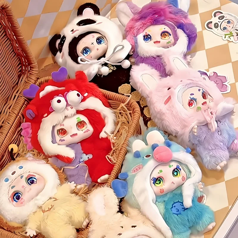 ของแท้ Kimmon Over The Moon Series ตุ๊กตากล่องตาบอดน่ารักรูปตุ๊กตา Mystery กล่องอินเทรนด์ของเล่นกระเป๋าจี้ตกแต่งคอลเลกชันของขวัญ