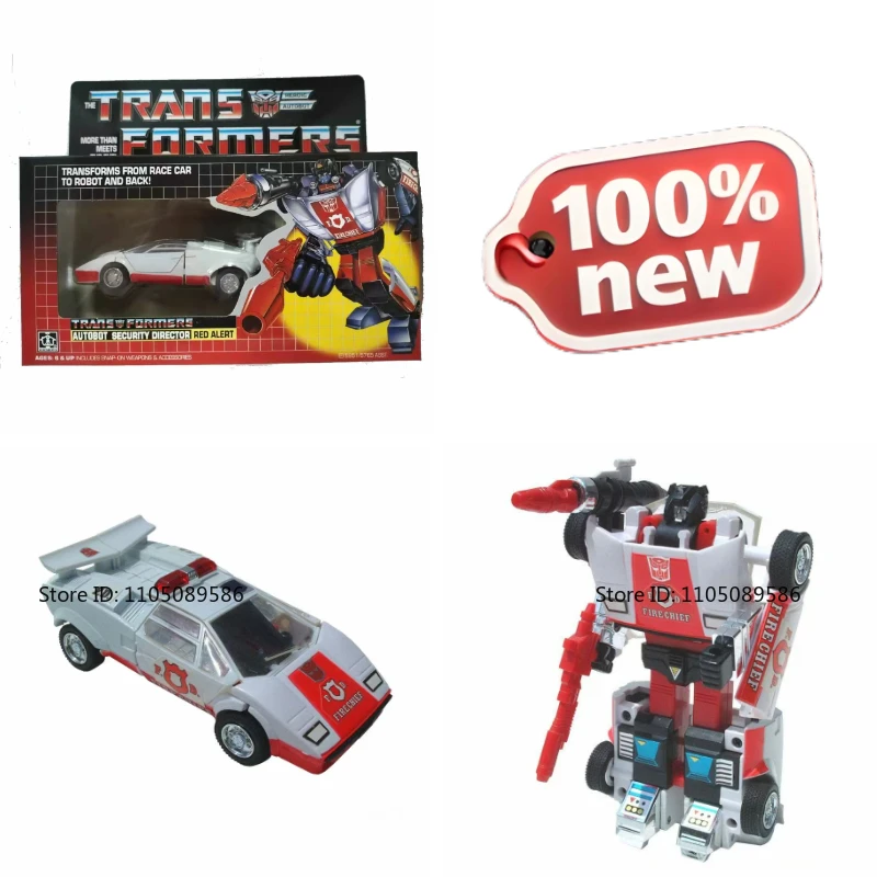 

Brand new in stock Transformer G1 Series Red KO Alert Popular toys Mobile finished products Decorations Ornaments studio Figure