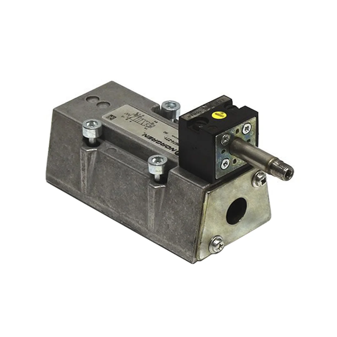 NORGREN SXE9574-Z71 Pilot Actuated Glandless Spool Valves Sub Base Mounted Low Power Solenoids Manual Override Solenoid Valve