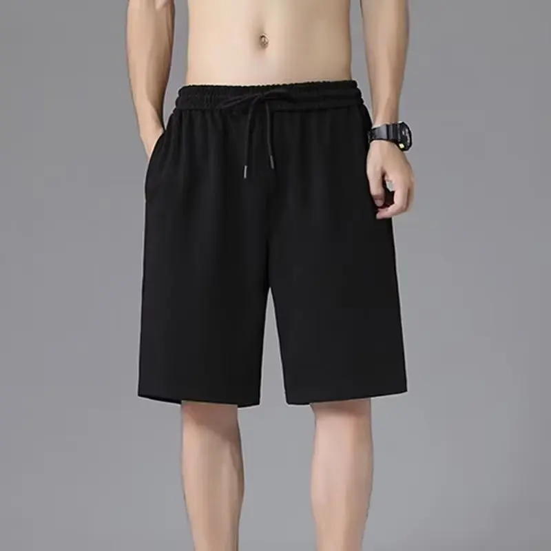 

Quick Dry Men's Sports Shorts Basketball Fitness Loose Summer Running Quartile Pants Swimwear Fake Two-Piece Short Pants