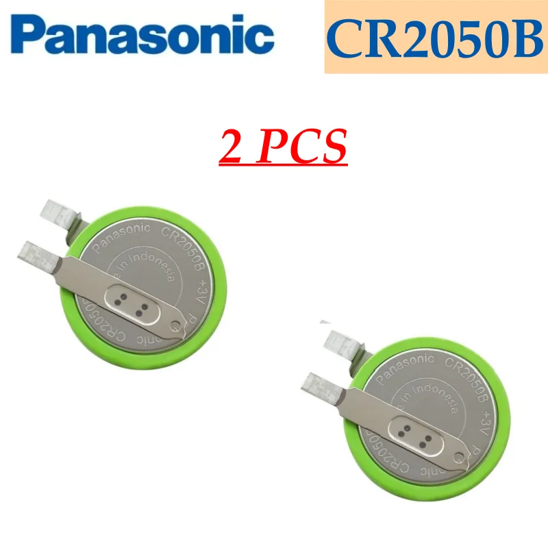 1-5pcs Panasonic Tire Pressure Monitoring Built-in Sensor Battery CR2050B High Temperature and Low Temperature 3V with Foot