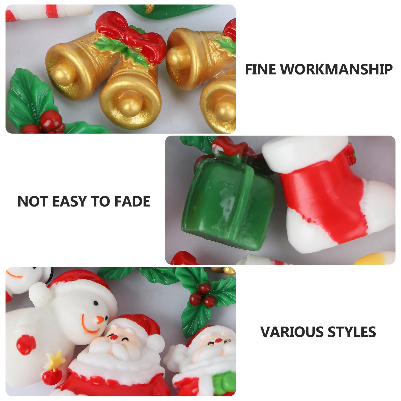 

23Pcs Resin Plant Decor Snowman Train Christmas Mini Ornament for Micro Landscape Mini Garden Supplies Bright Colored Garden