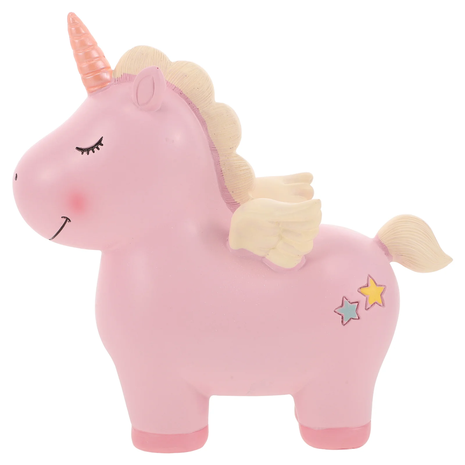 

Piggy Bank for Kids Unicorn Trinkets Girls Coin Banks Bedside Table Pink Money Child