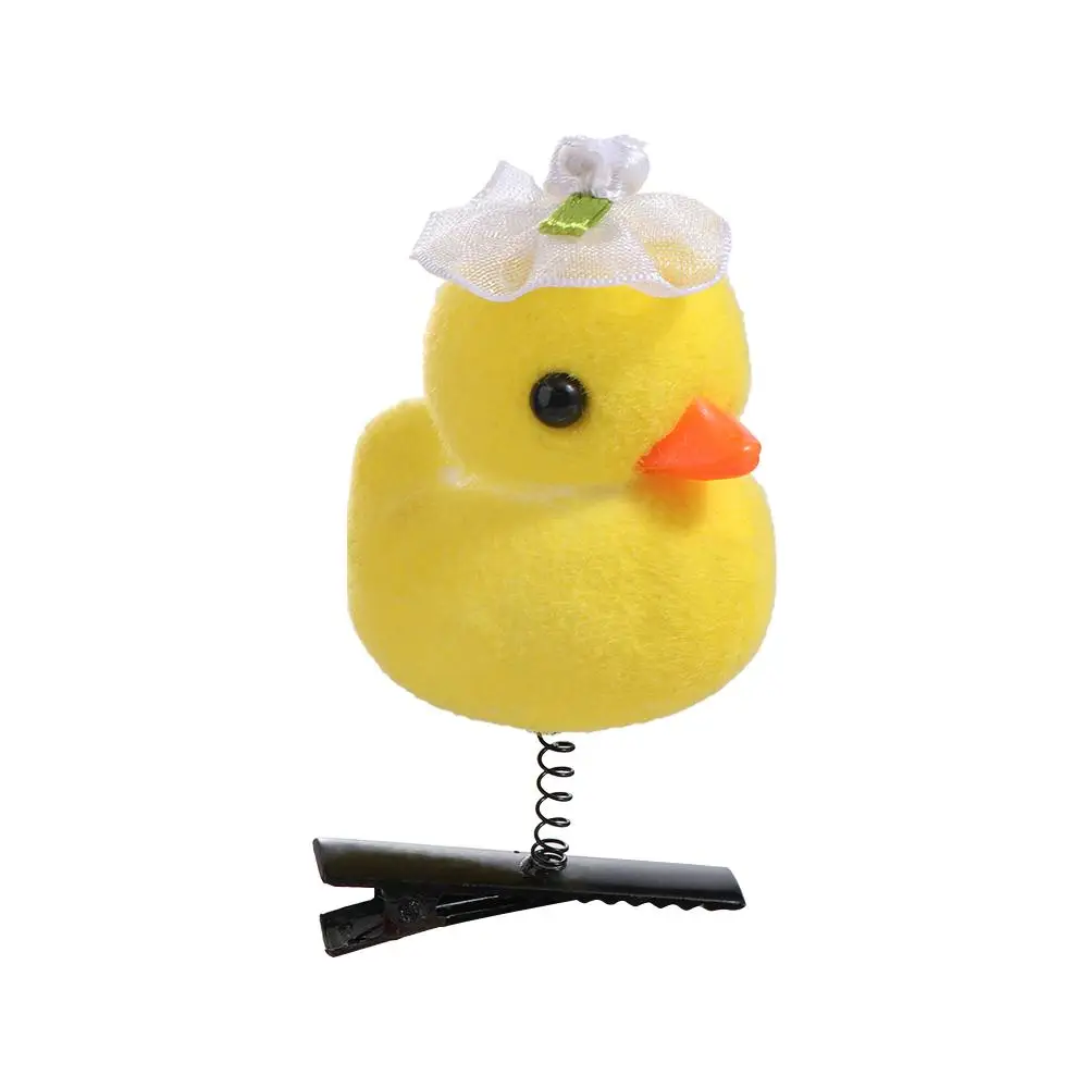 

Fashion Flower Duck Hair Clips Bowknot Plush Chicken Side Barrettes Cap Hairpins Cartoon Duckbill Clips Girls/Ladies