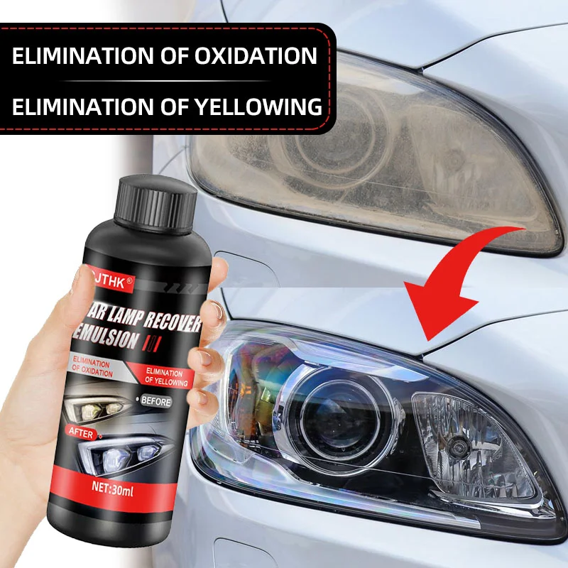 Car Headlight Restoration Kit Remove Stubborn Yellow Oxidation Lens Polishing Paste Auto Headlight Scratches Repair Tools