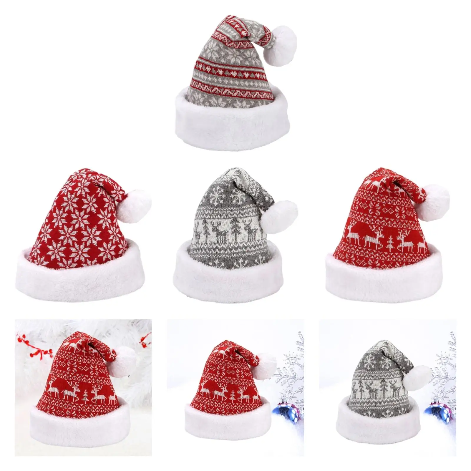 

Рождественская шапка, реквизит для фотосессии, рождественская шапка для праздничного новогоднего рождественского вечеринки