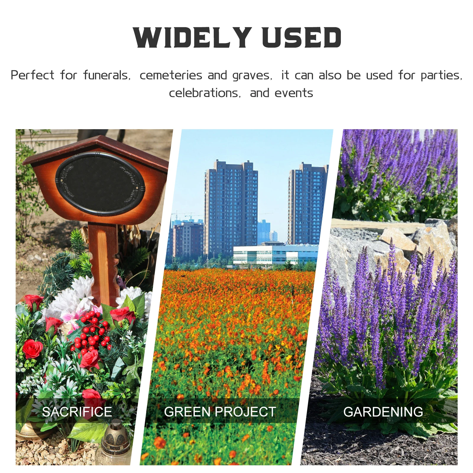 

4Pcs Durable Plastic Cemetery Vase Grave Flower Pot Spiked Inserted Easy Setup Memorial Decoration Lawn Container