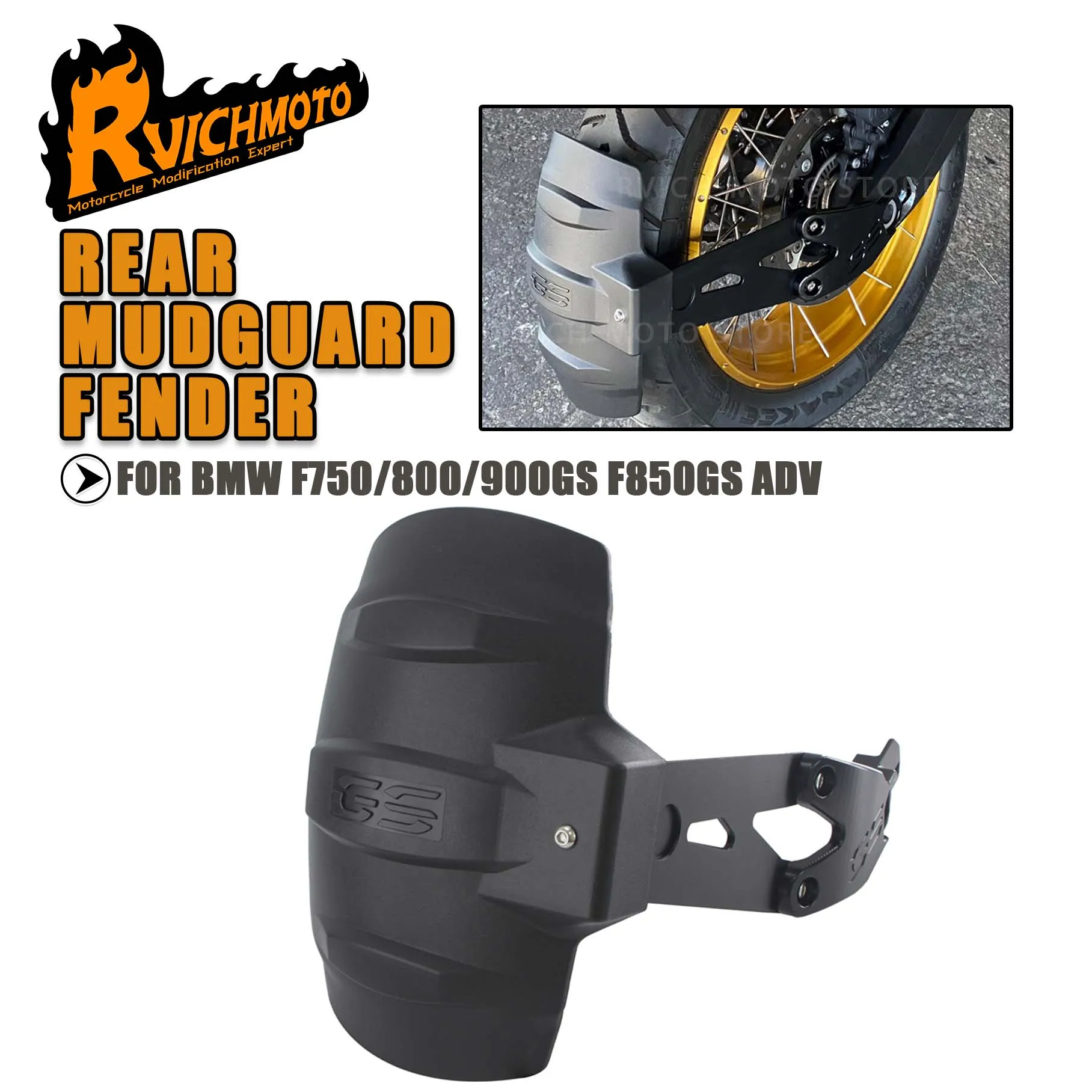 F750 F800 F900 GS Rear Fender Wheel Hugger Mudguard For BMW F750GS F800GS F900GS F850GS ADV F 850GS Adventure Mudflap Mud Guard