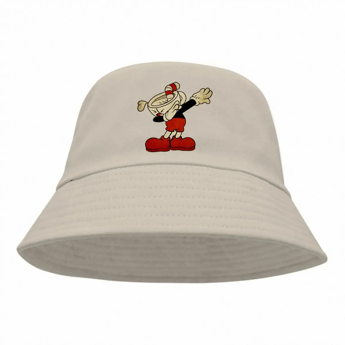 Still Life Cup Unisex Bucket Hats Cuphead Ms Chalice Game Hip Hop Fishing Sun Cap Fashion Style Designed