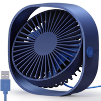 Mini Portable 3 Speed USB Desktop Fan Cooling Fan with 360 Rotation Adjustable Angle for Office Household Traveling