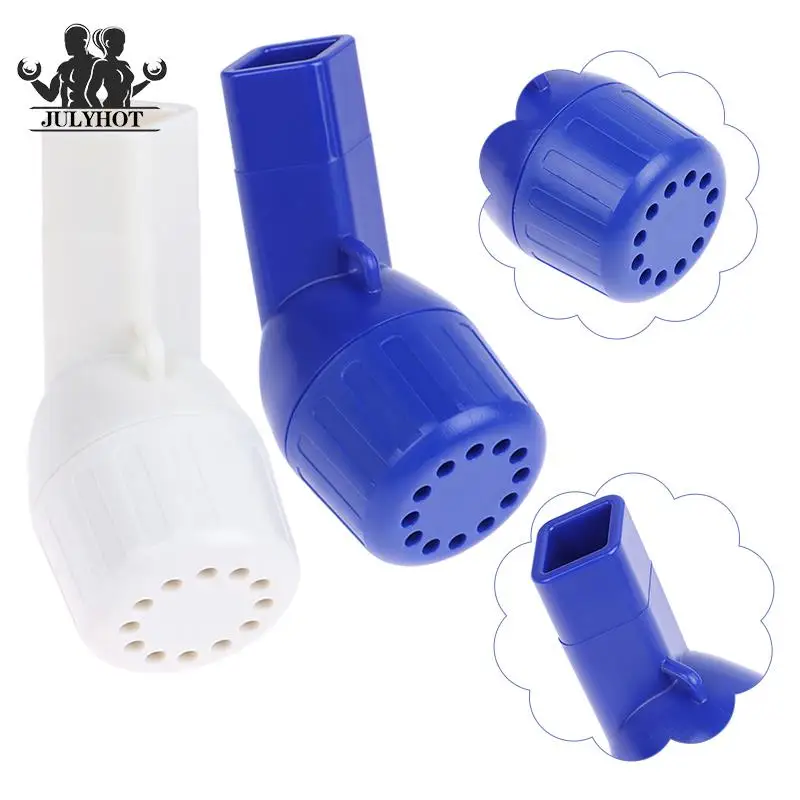 2pcs Mucus Removal Device Lung Expander Breathing Exercise Respiratory Muscle Trainer Phlegm Relief Clear