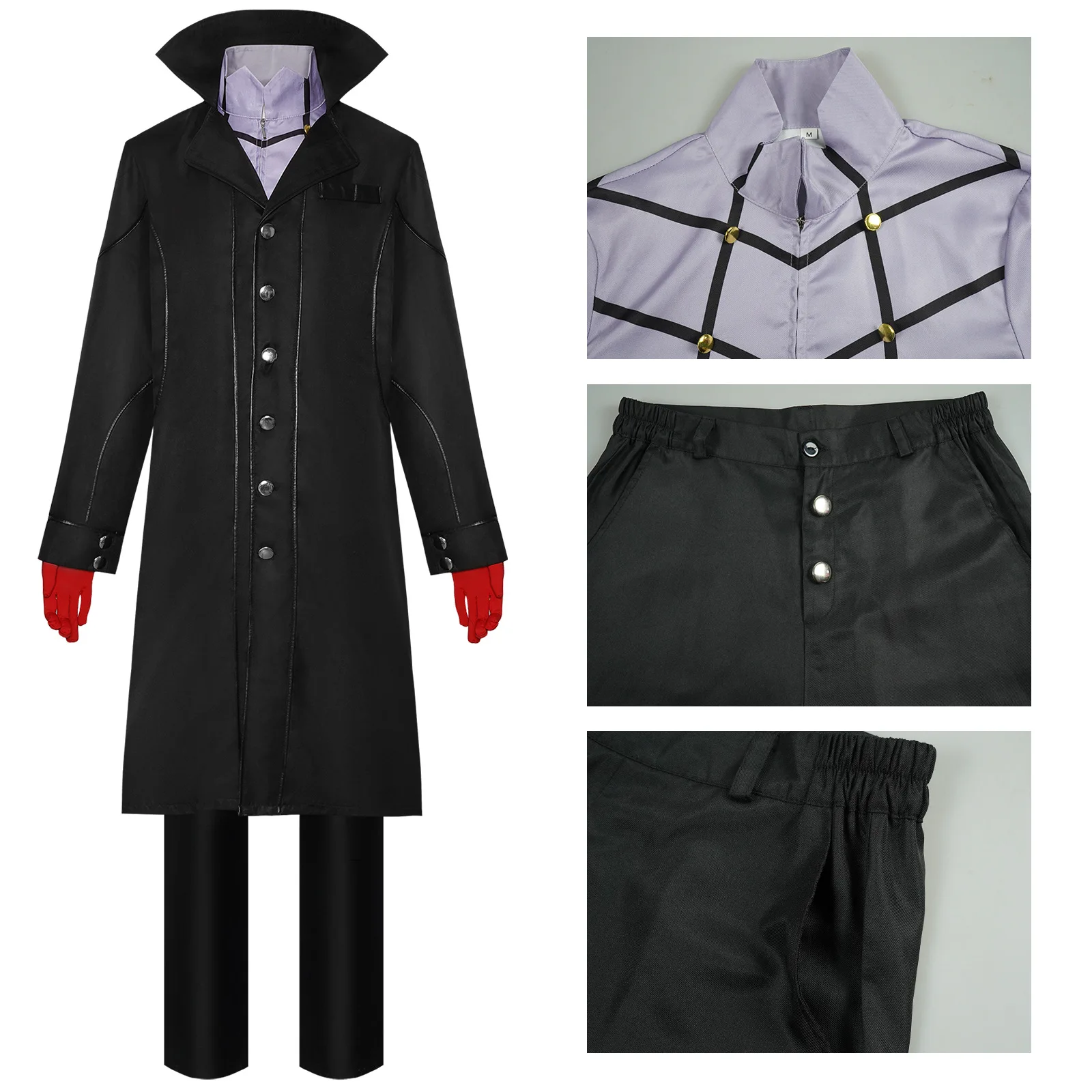 Joker Ren Amamiya Cosplay Costume Persona 5 Thief Cosplay Full Outfit Complete Set with Eye Mask Men Stage Performance Costume view 5