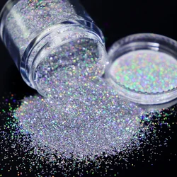10ml Holographic Glitter Epoxy Resin Pigment Filling Shining Gold Silver Powder Loose Sequins For DIY Silicone Molds Tumbler Art