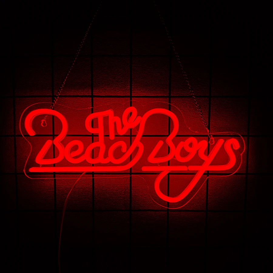 The Beach Boys Neon Sign For Wall Decor,Light Up Sign For Music Studio,Coffee Shop,Concert,Bar,Party,Gift For Rock Enthusiasts