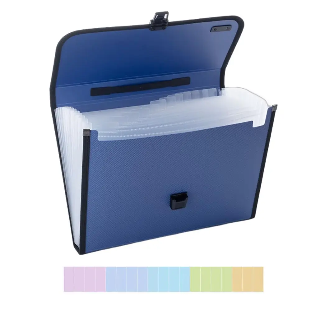 

M&G Expanding File Folder 12 Pockets Accordion File Organizer with Labels, Portable Document Receipt Organizer for A4 Letter Siz
