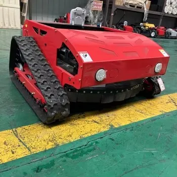 High Quality Industrial Grade Diesel Self Propelled Lawn Mowing Robot Rotating All-Terrain Remote Control Lawn Mower For