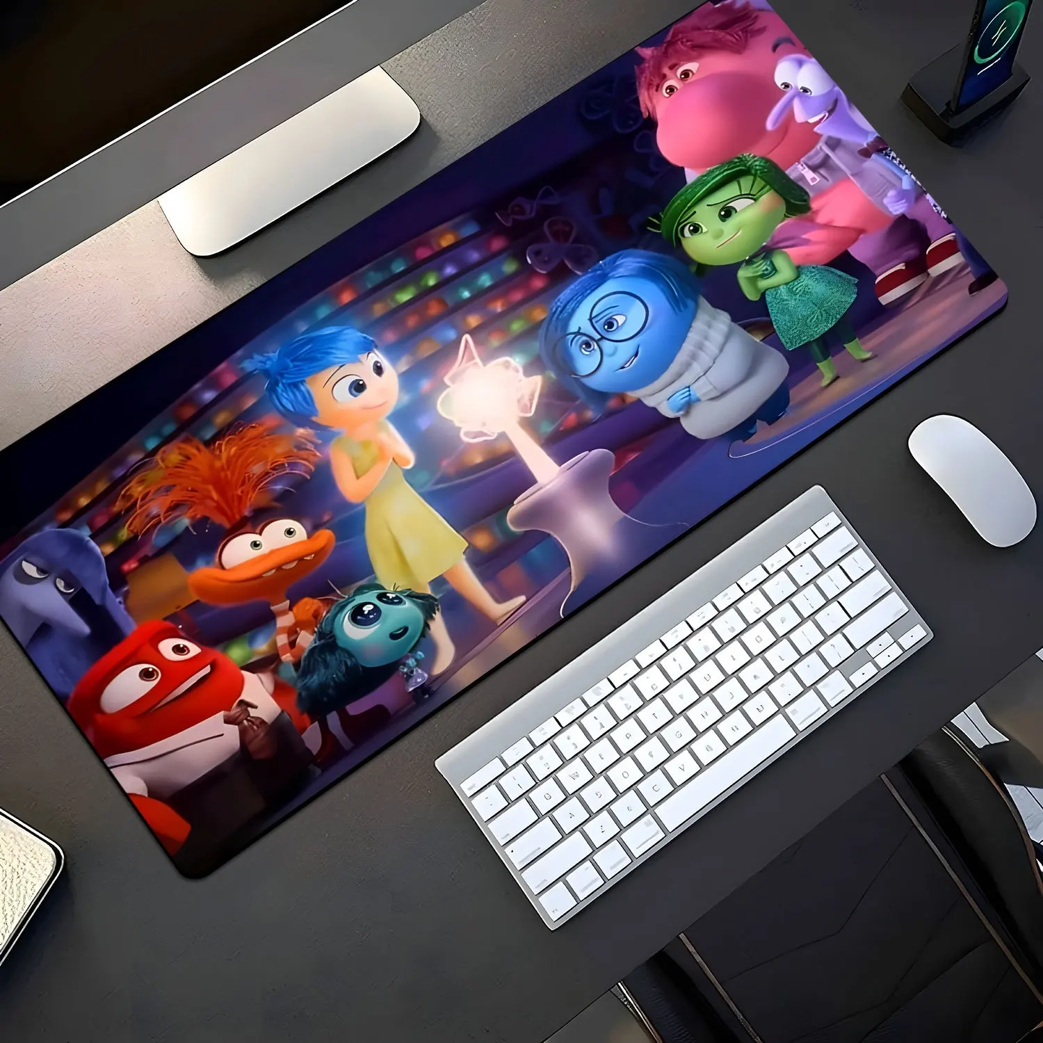 

Disney Inside Out Large Gaming Mouse Pad with Non-Slip Base – Vibrant Animated Characters Design, Comfortable Desk Mat for Offic