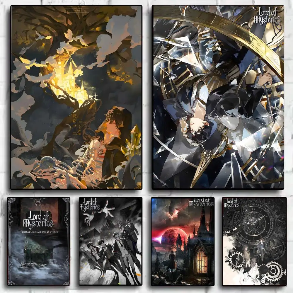 Anmie L-Lord of the M-Mysteries Poster Wall Art Print Poster for Bedroom Living Room Home Decor Gift Artwork