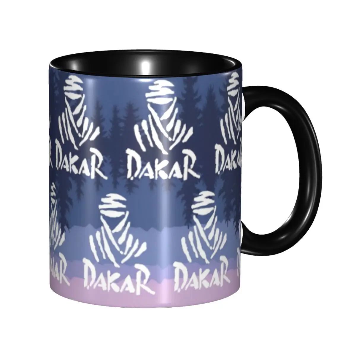 

Fun D-Dakares Rally Game Car Tea Cup Office Motorcycle Mugs