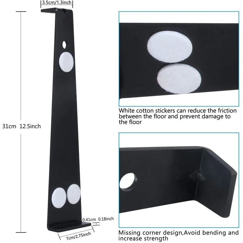 Laminated Wood Floor Installation Tool Kit With Tapping Block Rod, Reinforcement Hammer And 40 Wedge Spacers