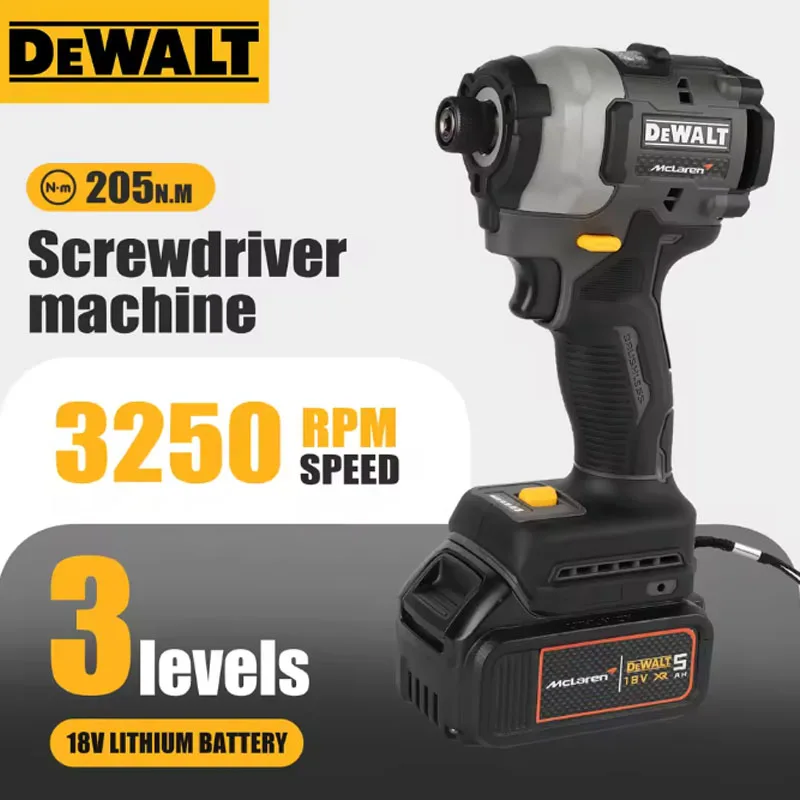 

Аккумуляторный шуруповерт DeWalt DCF85m, 205 Н·м, 3250 об/мин, бесщеточный, с регулируемой скоростью, электроинструмент