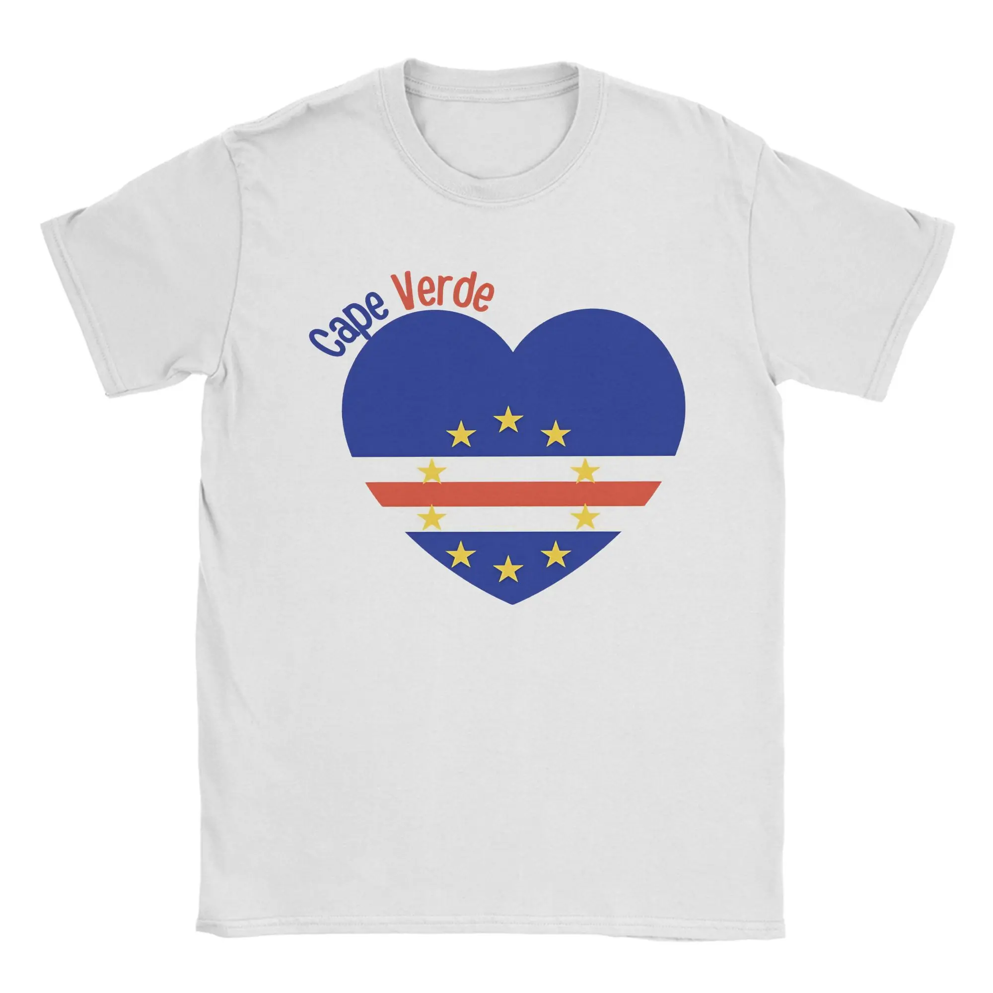Cape Verde Flag Cabo Verde Flag Vinyl Decal Cape Verde Flag Water Bottle Decal Cape Verdean T Shirt Man T-Shirts Tee Shirt Tops