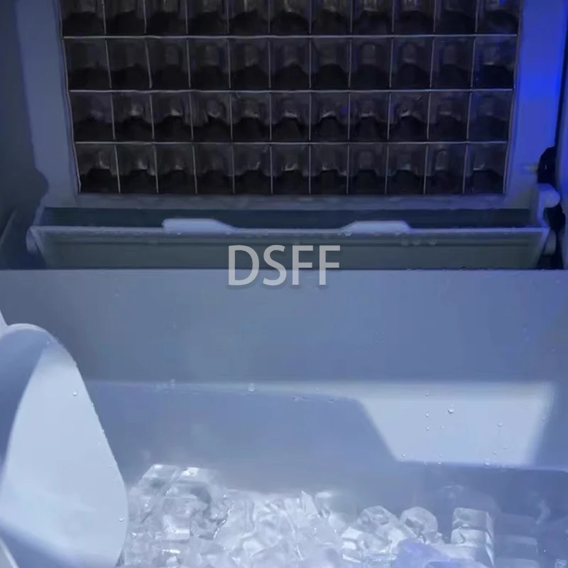 صانع الثلج الكهربائي التجاري للمطعم والبار مع اتصال عمودي لصانع ثلج الماء الصنبور