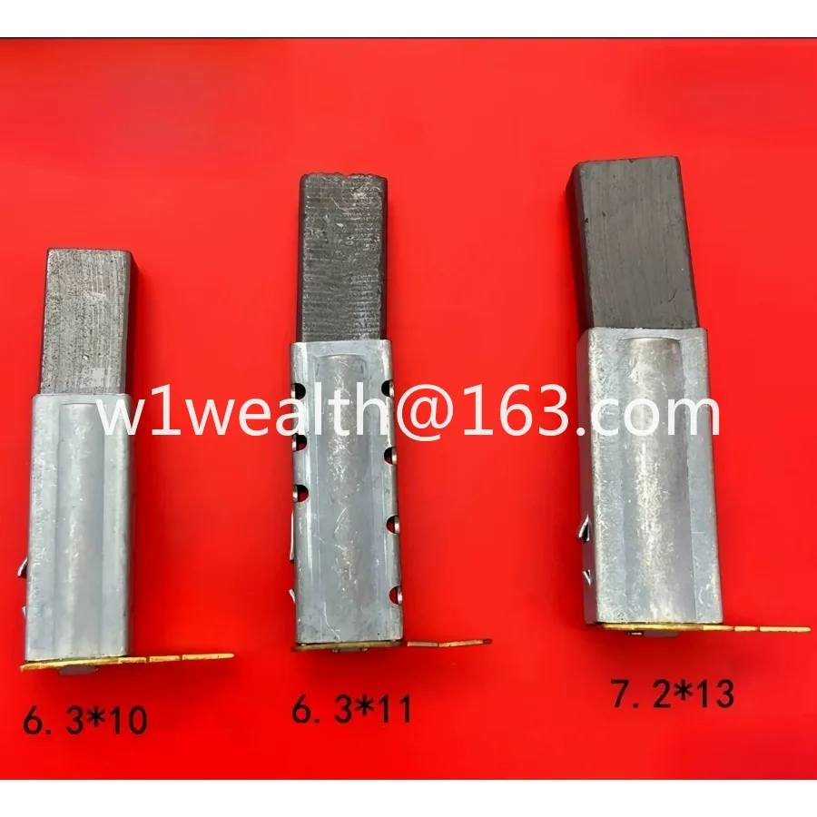 apply to Liqi Yili 3/4/5 series high pressure cleaning machine car washing machine motor carbon brush 6.3 * 10/11 7.2 * 13