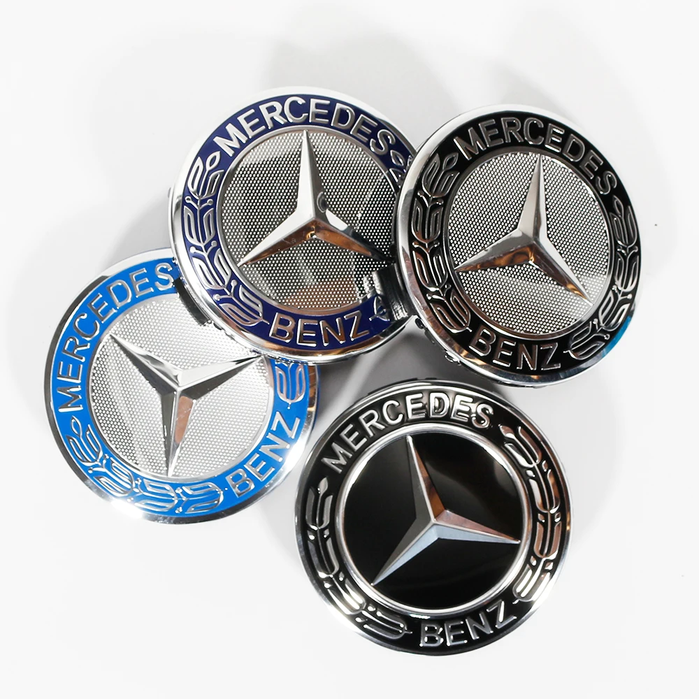 4pcs/lot 75mm wheel Hub Cap Emblem badge for Mercedes Benz C180 C200 E200 E260 E300 ML350 A1714000025 W230 W210 W211 W221 W219