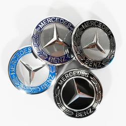 40pcs/lot 75mm wheel Hub Cap Emblem badge for Mercedes Benz C180 C200 E200 E260 E300 ML350 A1714000025 W230 W210 W211 W221 W219