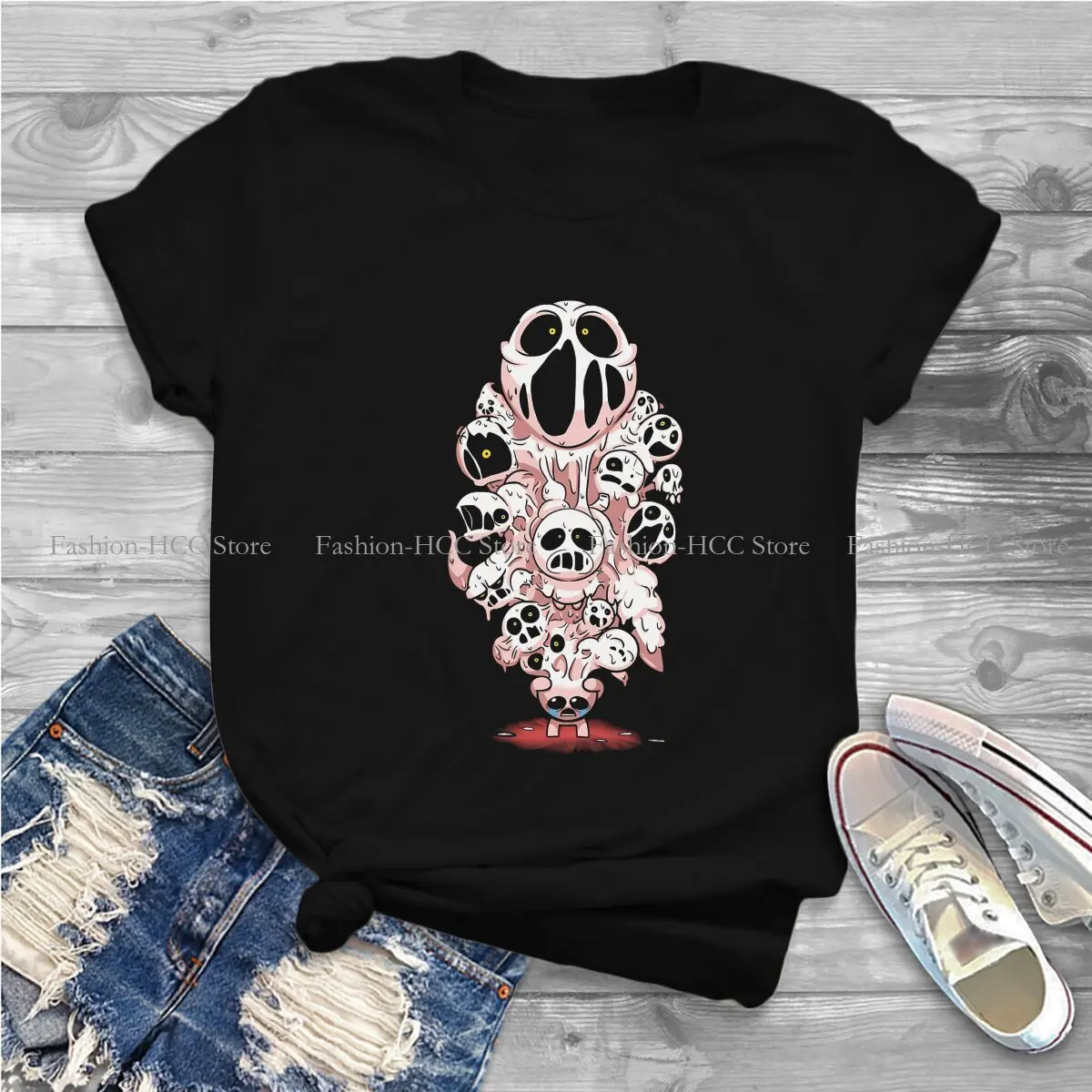 BRIMSTONE Style Polyester TShirt The Binding of Isaac Rebirth Wrath of the Lamb Game Top Quality Hip Hop Graphic T Shirt